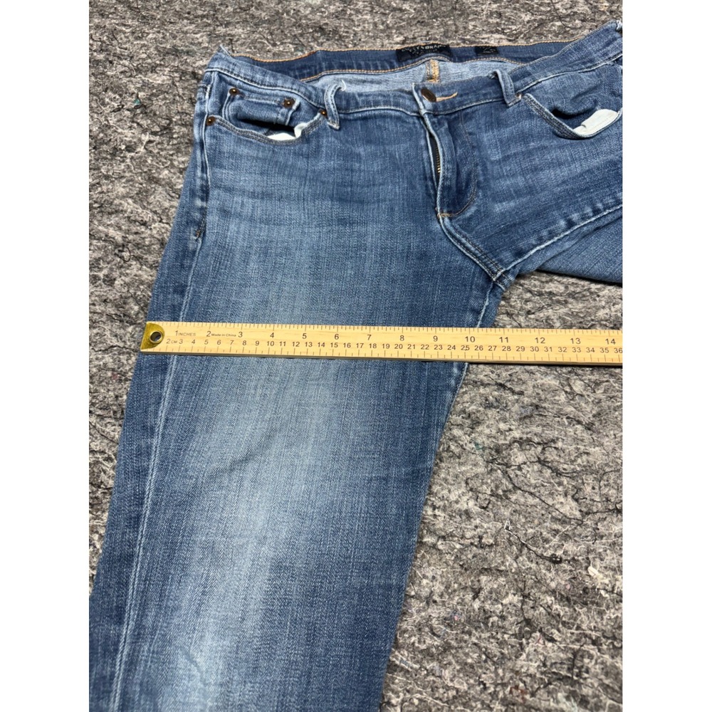 Lucky Brand Mid Rise Sweet Straight Ankle Jeans Blue 10/30 7W12559 - Picture 3 of 14